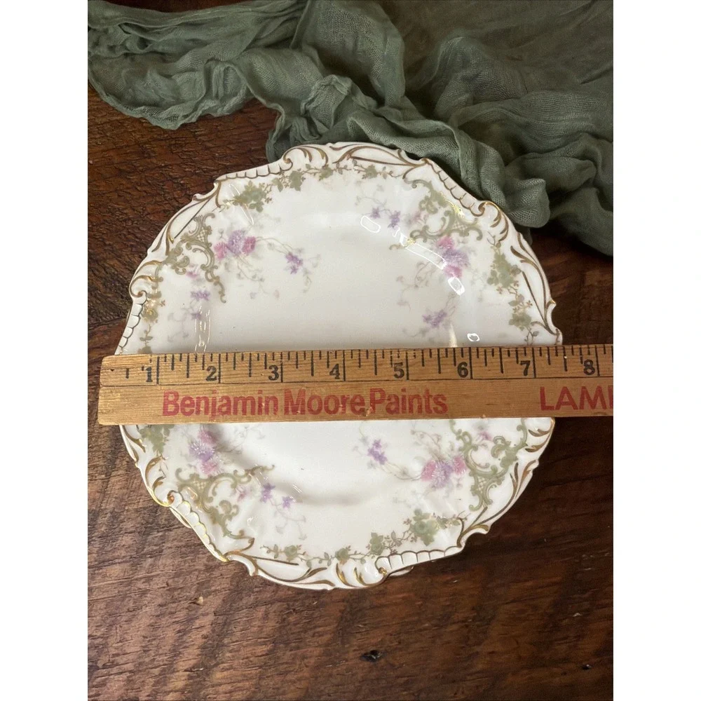 Antique Limoges France Cabinet ,French Porcelain Hand Painted Gold Trim (6)